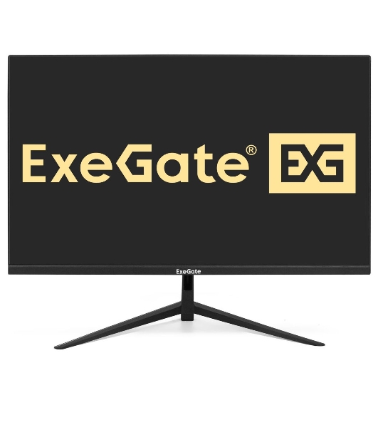 Монитор 27' ExeGate ProSmart EZ2707CA IPS 1920x1080, 75 Гц, 5 мс, 16:9, 250 кд/м², 2xHDMI, 1xDP, 1x3.5 мм, 2x3 Вт, черный