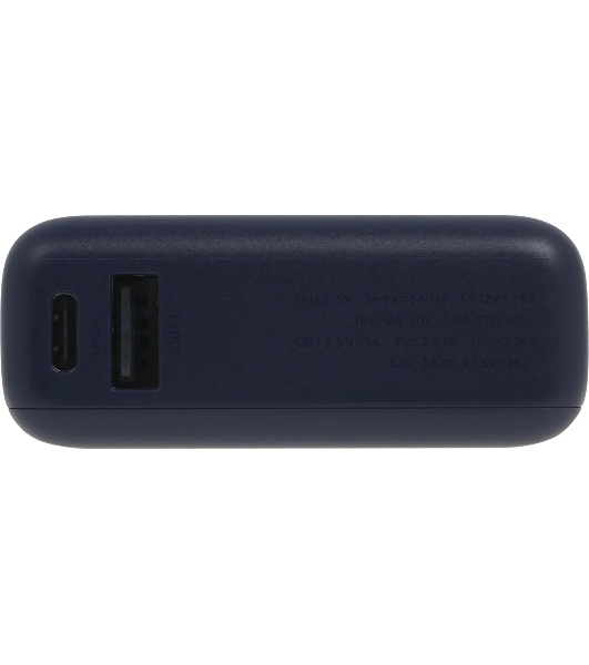 Портативный аккумулятор Xiaomi BHR9341GL 10000mAh PD 33W 3A USB-A/USB-C синий