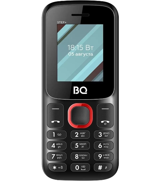 Мобильный телефон BQ 1848 Step+ черный/красный