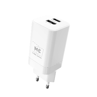 Сетевое зарядное устройство MORE CHOICE NC85a 1USB+1Type-C 3.0A PD 20W+QC3.0 Type-C Type-C, белый