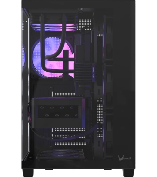Корпус Formula Crystal Z2 V2 Black, Midi-Tower, чёрный