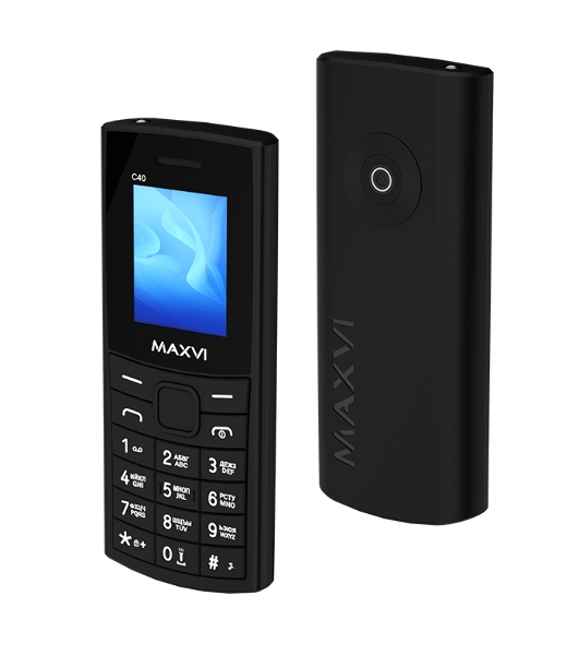 Мобильный телефон Maxvi C40 черный