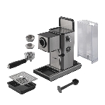 Кофеварка рожковая Endever Costa-1090 стальной, исп. кофе - молотый, 1,2 л, 1400 Вт, 15 бар, фото7