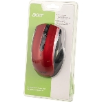 Мышь беспроводная Acer OMR032 черный/красный, 1600 dpi, радиоканал, USB, кнопки - 4, фото2
