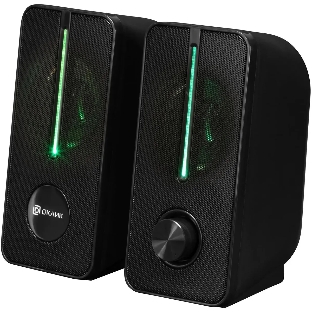 Акустическая система Оклик OK-120U 2.0 черный 6Вт