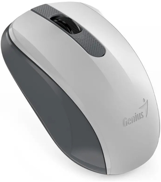 Мышь беспроводная Genius NX-8008S белый/серый, 1200 dpi, радиоканал, USB, кнопки - 3
