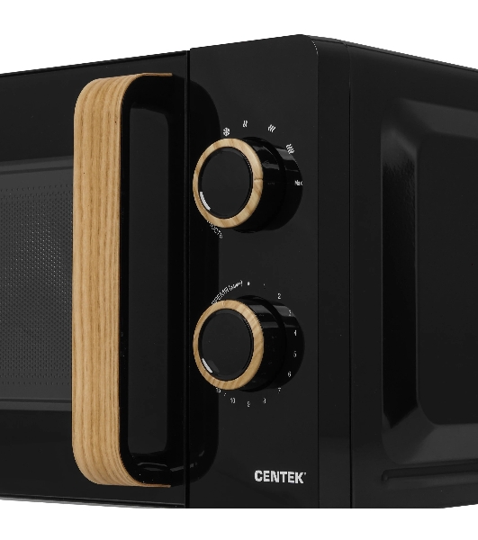 Микроволновая печь Centek CT-1559 черный, 20 л, 700 Вт, переключатели - поворотный механизм