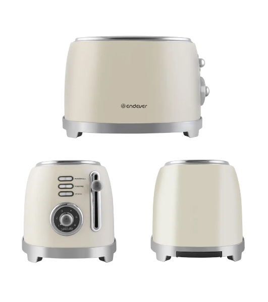 Тостер электрический ENDEVER Skyline ST-129 850 Вт, бежевый
