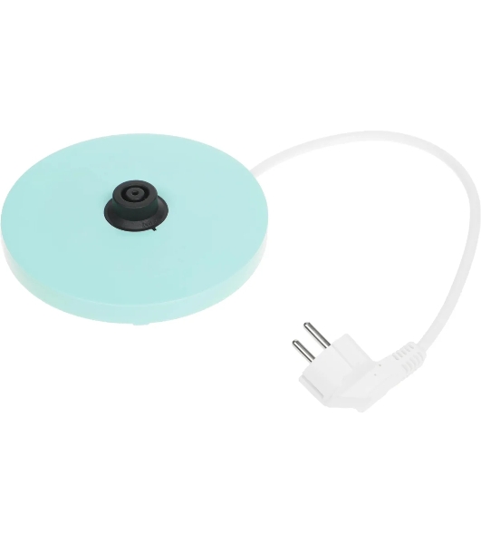 Электрочайник Blackton Bt KT1702P белый/зеленый, 1.7 л, 2200 Вт, скрытый нагревательный элемент