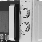 Микроволновая печь CASO M 20 Ecostyle Pro серебристый/черный, 20 л, 800 Вт, переключатели - поворотный механизм, фото6