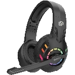 Гарнитура Oklick HS-L420G чёрный, беспроводная + проводная, Bluetooth, до 30 ч, подсветка, фото 1