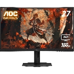 Монитор 27' AOC CQ27G4X VA 2560x1440, 180 Гц, 0.5 мс, 16:9, 300 кд/м², 4000:1, 1500R, 2xHDMI, 1xDP, изогнутый 1500R, черный, фото 1