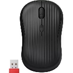 Мышь беспроводная Defender Slot MS-202 черный, 1600 dpi, радиоканал, USB, кнопки - 4, фото 1