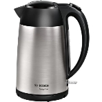 Электрочайник Bosch TWK3P420 черный, 1.7 л, 2400 Вт, скрытый нагревательный элемент, фото 1