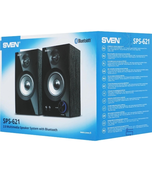Акустическая система SVEN АС SPS-621, черный (28 Вт, Bluetooth)