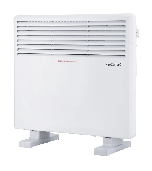 Конвектор электрический Neoclima COMFORTE T 1.0 белый, 1000 Вт, 15 м2, термостат