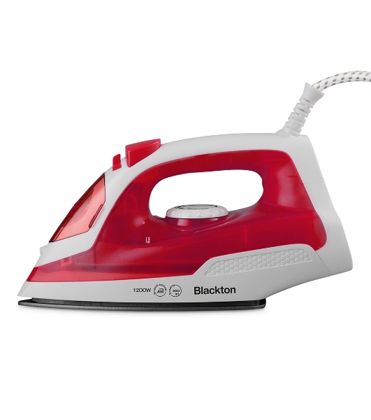 Утюг Blackton Bt SI1110 белый/красный, 1200 Вт, 18 г/мин, 200 мл