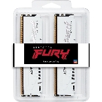 Оперативная память Kingston Fury Beast, DDR5, 32Gb (2x16GB), 6000MHz, CL36, DIMM, с радиаторами, белый, фото2
