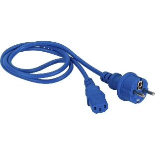 Шнур питания Lanmaster LAN-PP13/SH-7.0-BL C13-Schuko проводник.:3x0.75мм2 7м 220В 10А синий