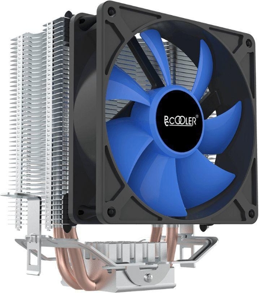 Кулер для процессора PcCooler S93 V2 Soc-AM5/AM4/1200/1700/1851 черный 3-pin 26.4dB Al+Cu 100W Ret (R3-I210WBKNXX-GL)