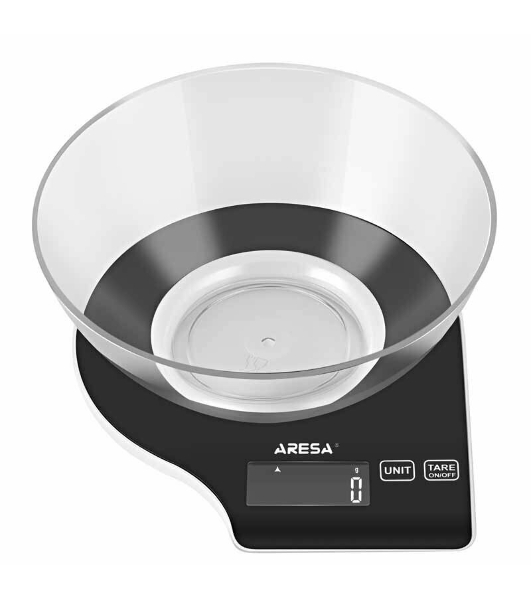 Весы кухонные ARESA AR-4301 электрон.5 кг, съемная чаша