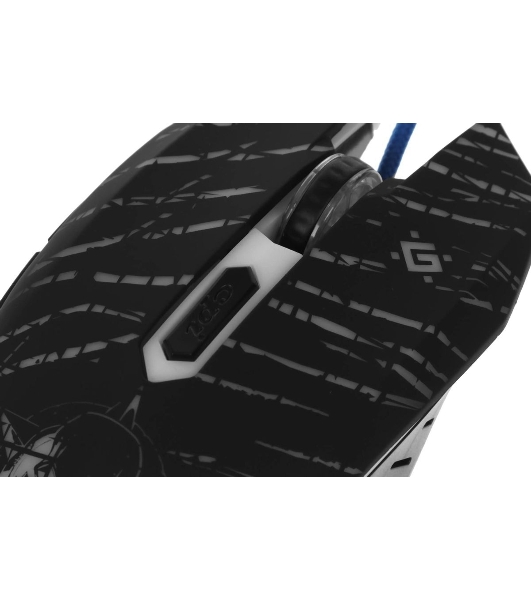 Мышь проводная Defender Dark Agent GM-590L черный, 12800 dpi, USB, кнопки - 6