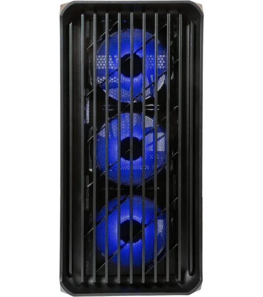 Компьютерный корпус Minitower mATX Eurocase 00-01003411 M205 4ARGb черный без БП закаленное стекло USB 3.0