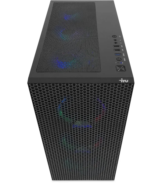 Компьютер IRU Tactio 510B7GP TWR i7 14700F (2.1) 32Gb SSD1Tb RTX 5070Ti 16Gb Windows 11 Pro GbitEth 850W черный (RUS) (2126645)