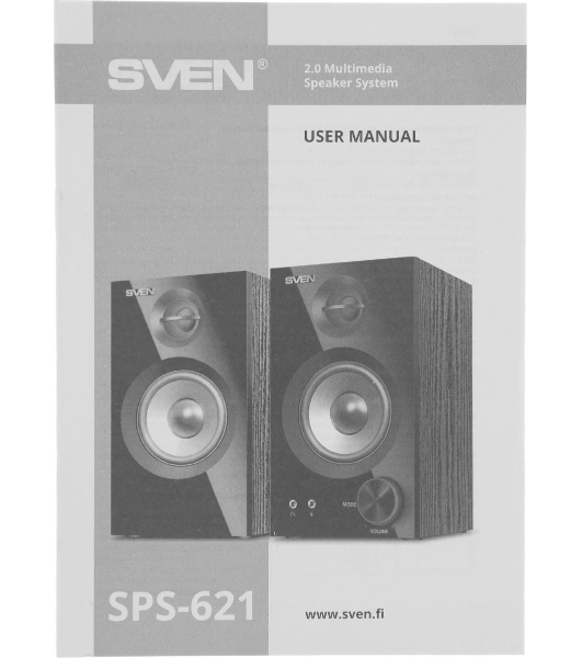 Акустическая система SVEN АС SPS-621, черный (28 Вт, Bluetooth)