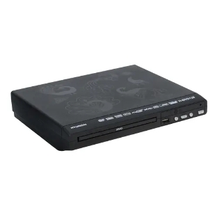 Плеер DVD Hyundai H-DVD120 черный ПДУ