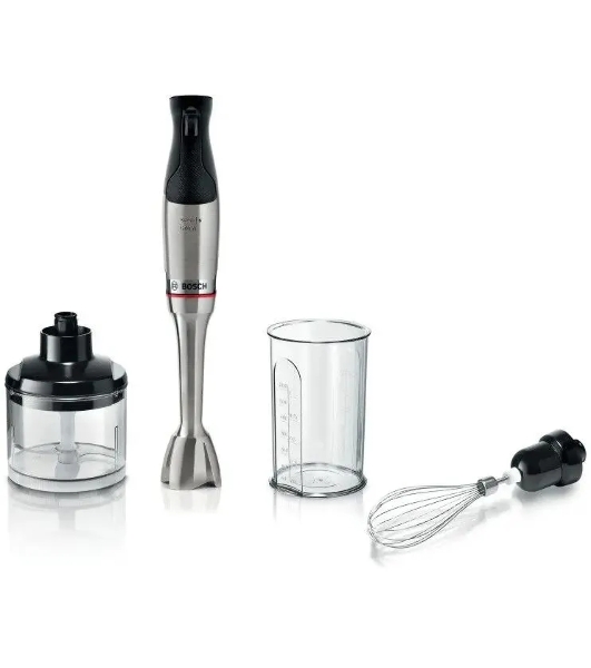 Блендер погружной Bosch MSM6M821 серый, 1200 Вт, плавная регулировка, турбо