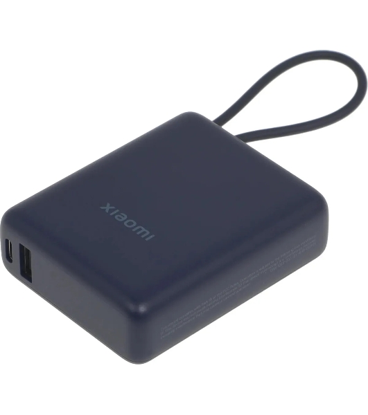 Портативный аккумулятор Xiaomi BHR9341GL 10000mAh PD 33W 3A USB-A/USB-C синий