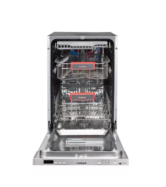 Посудомоечная машина Timberk Set&Dry T-DW45BI103 серебристый (узкая)
