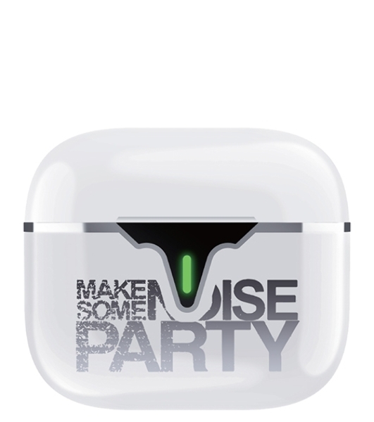 Наушники TWS QUMO LiFE 'Party' BT 0101 белый, вкладыши, Bluetooth, сенсорное управление, до 4 ч