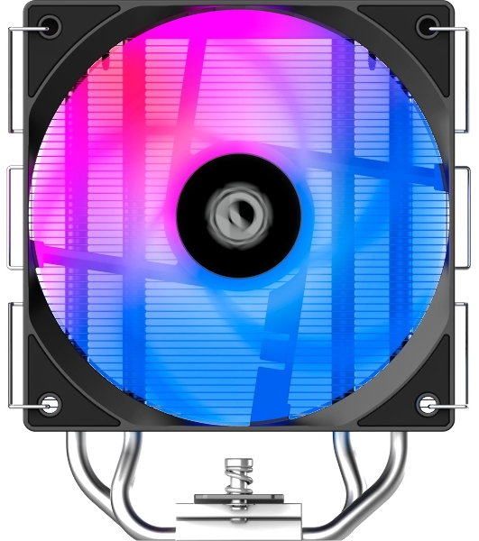 Кулер для процессора ID-COOLING SE-214-XT V2 LGA1851/1700/1200/115X/AM5/AM4 (16шт/кор, TDP 200W, PWM, 4 тепл.трубки прямого контакта, FAN 120мм, Random Spectrum Lighting) RET