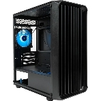 Компьютерный корпус Minitower mATX Eurocase 00-01003411 M205 4ARGb черный без БП закаленное стекло USB 3.0, фото7