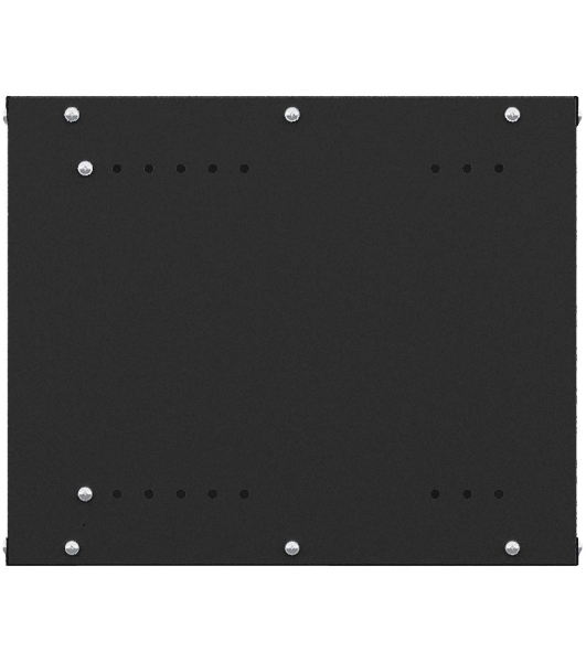 Шкаф коммутационный NTSS Lime (NTSS-WL6U5545GS-BL) настенный 6U 550x450 мм пер. дв. стекл несъемн. бок. пан. 30 кг черный 370 мм 9.6 кг 110 град. 370 мм IP20 сталь