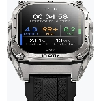 Умные часы KOSPET Tank M4, 1.96' AMOLED, Bluetooth 5.3, GPS, 10 ATM, IP69K, серебристый, фото5