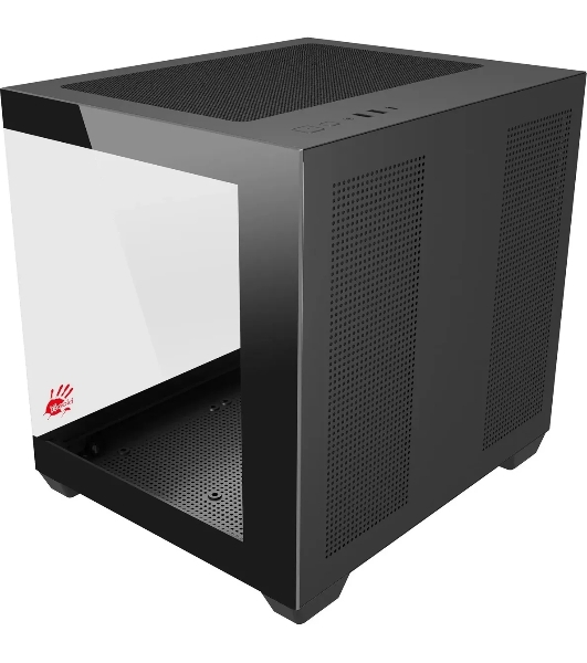 Компьютерный корпус Bloody CC-121 черный без БП mATX 7x120мм 1xUSB 2.0 1xUSB 3.0 audio