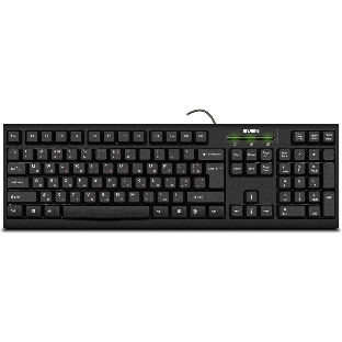 Клавиатура SVEN KB-S300 проводная, USB Type-A, чёрный