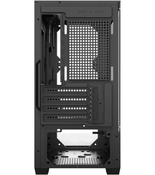 Компьютерный корпус Bloody CC-123 черный без БП mATX 8x120мм 2xUSB2.0 1xUSB3.0 audio bott PSU