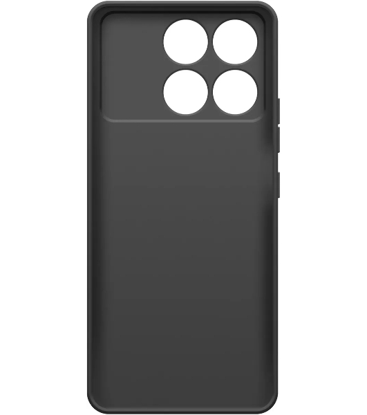 Чехол (клип-кейс) BoraSCO для Xiaomi POCO F6 Pro Silicone Case черный