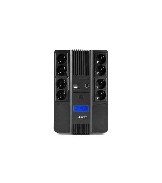 Источник бесперебойного питания Бастион SKAT-UPS 1000-AID-IN-1x9-8 600Вт 1000ВА черный