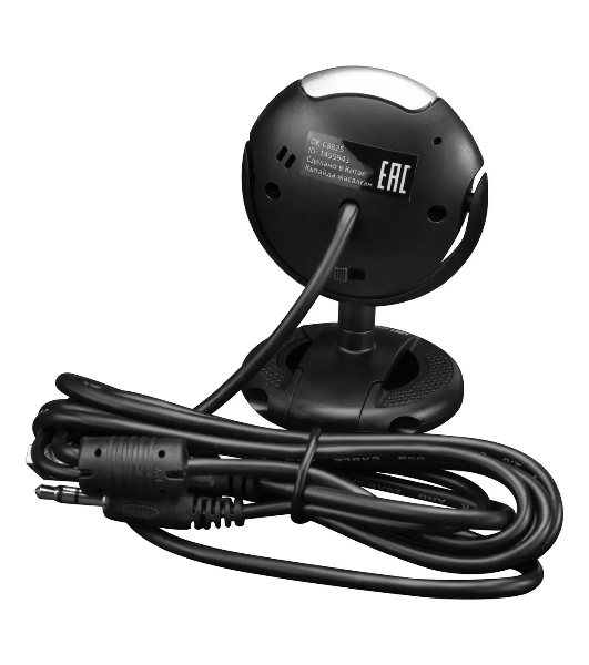 Веб-камера OKLICK OK-C8825 640x480, 30 кадр/с, USB Type-A, микрофон, черный/белый