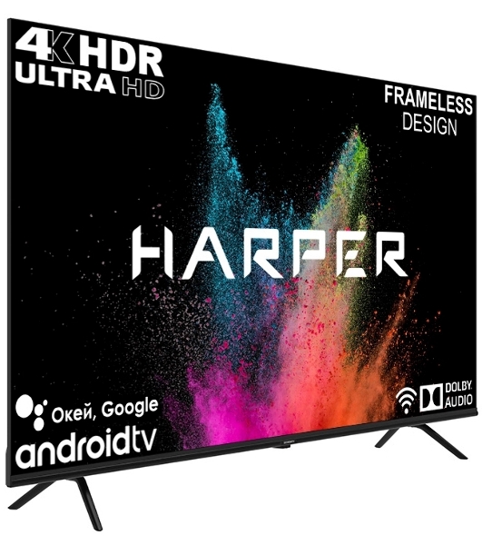 Телевизор Harper 75' 75U770TS черный LED 60Hz