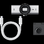 Веб-камера Logitech Brio MX 4K 3840x2160, 30 кадр/с, USB Type-C, микрофон (2 шт, шумоподавление), автоматическая фокусировка, автоосвещение, HDR, шторка приватности, универсальное крепление, светло-серый, фото3