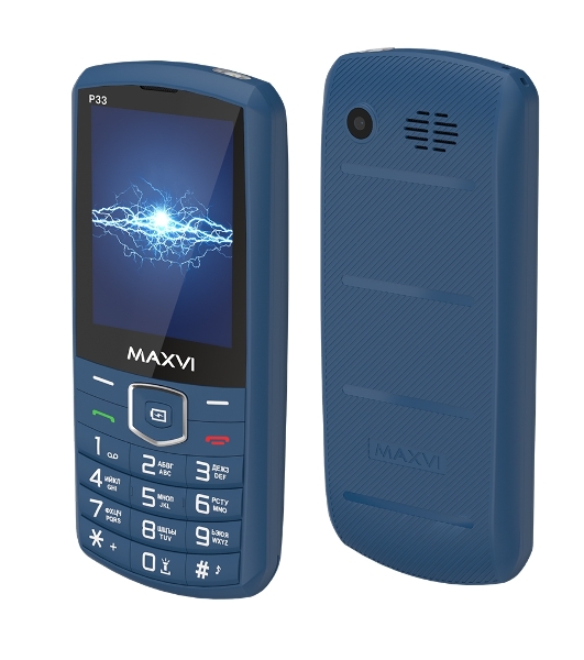 Мобильный телефон Maxvi P33 маренго