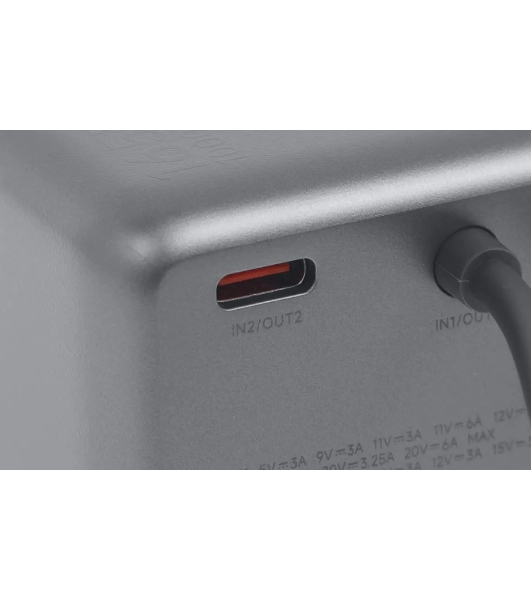 Портативный аккумулятор Xiaomi BHR9361GL 10000mAh QC/PD 165W 6A USB-C серый