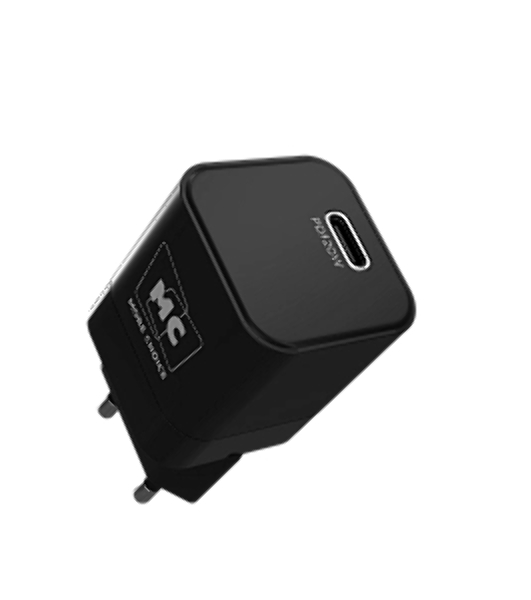 Сетевое зарядное устройство MORE CHOICE (4620202555823) NC86i 1Type-C 3.0A PD 20W для Lightning 8-pin Type-C, черный