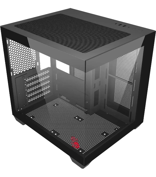Компьютерный корпус Bloody CC-121 черный без БП mATX 7x120мм 1xUSB 2.0 1xUSB 3.0 audio